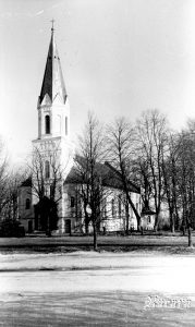 Rucavas baznīca 1981. g.