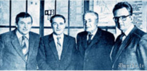 PSRS Valsts Balvas ieguvēji- Jurijs Tarnopolskis, Gundaris Teters, Aleksandrs Mālmeisters, Vitauts Tamužs.