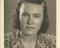 Emīlija Lībekā 1949. gadā.