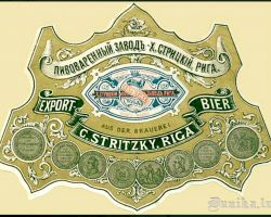 G. Stritzky alus. Rīga.