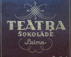 Teātra šokolāde “Laima”.