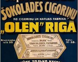 Šokolādes cigoriņu kafija “Oļeņ”.