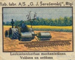 Lauksaimniecības mehanizēšana.