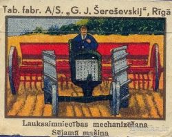 Lauksaimniecības mehanizēšana.