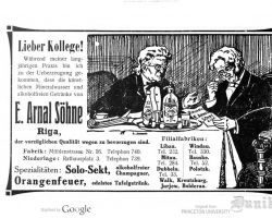 E. Arnal Sohne Riga.