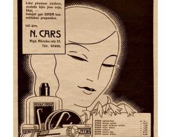 “Sinda” , Rīgas kosmētikas brends. Tirdzniecība Rēveles (tagad Tallinas) 35.