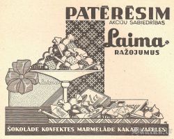 Šokolāde. Akciju sabiedrība “Laima”.