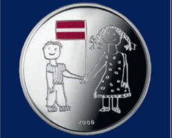 Svars: 31.47 g. Diametrs: 38.61 mm Metāls: 925° sudrabs. Kvalitāte: proof Monētas josta: ar uzrakstu Kalta 2008. g. Rahapaja Oy (Somija) Mākslinieks: Aigars Bikše (grafiskais dizains un plastiskais veidojums).