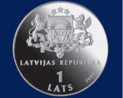 Svars: 31.47 g, diametrs: 38.61 mm. Metāls: 925° sudrabs, kvalitāte: proof. Monētas josta: ar uzrakstu Kalta 2000. g. Valcambi sa (Šveice) Mākslinieki: Laimonis Šēnbergs (grafiskais dizains), Jānis Strupulis (plastiskais veidojums.