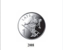 LV 1 lata monēta "Skursteņslauķis" (Daina Lapiņa un Laura Medne),
kaltas Rahapaja Oy (Somija).