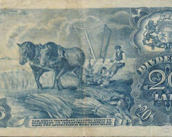 20 latu banknote 1940. gads.