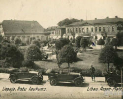 Liepāja 1908. Rosen Platz.