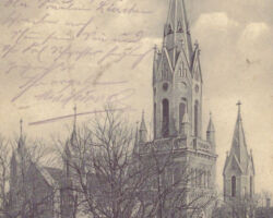 Liepāja 1916. Katholische Kirche.