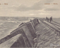 Liepāja 1916. Mole.