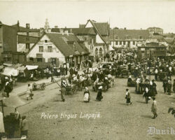 Liepāja 1926. Pētertirgus.