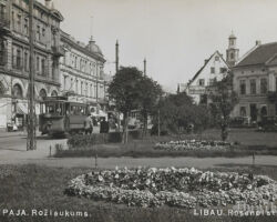 Liepāja 1932. Rosenplatz.