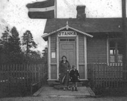 Otaņķu stacija, vai kā toreiz teica - “Otanka”.