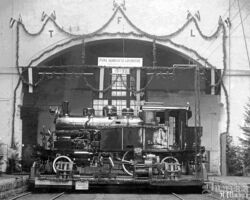 Skats Liepājas dzelzceļa darbnīcās.