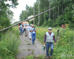 Esam ekspedīcijas sākumpunktā- pie bijušā zvejnieku kolhoza “Boļševiks atpūtas bāzes “Neptūns”.