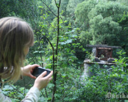Te kādreiz Bānītis brauca. Skats uz Vīles tiltu no pašas malas.