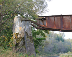 Vīles tilta Dunikas gals skatā no Dunikas puses. 2014.10.07.