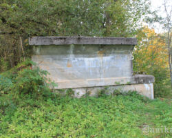 Vīles tilta pirmā laiduma pirmais balts Dunikas pusē. 2014.10.07.