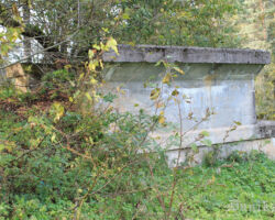 Vīles tilta pirmā laiduma pirmais balts Dunikas pusē. 2014.10.07.