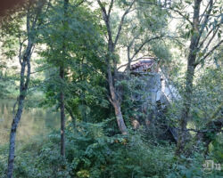 Skats uz Vīles tiltu no Dunikas puses dzelzceļa stigas. 2015.09.10.