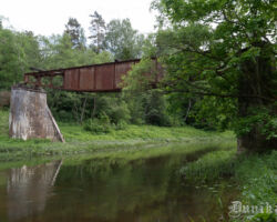 Vīles tilts no Bārtas puses. 2016.05.28. Dāvja Kļaviņa foto.