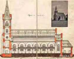 Paula Maksa Berči veidotais Bārtas baznīcas projekts