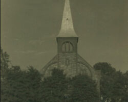 Baznīcas fasāde XX gs. divdesmitajos- trīsdesmitajos gados.