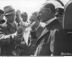 Lielbritānijas premjera Nevila Čemberlena vizīte Vāciijā 1938.09.16