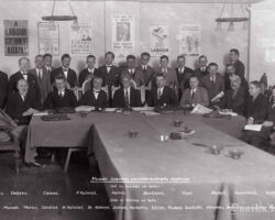 1. Saeimas sociāldemkrātu frakcija. 1922. gads, Foto Mārtiņš Lapiņš.